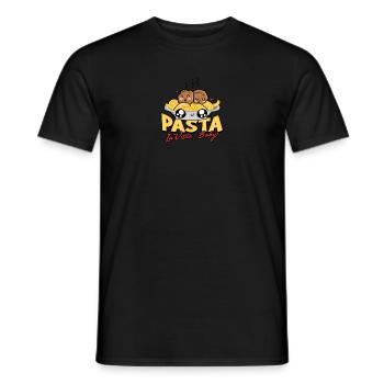 Pasta la vista, baby - Pasta - Men's T-Shirt - black - Front - AI Model Male 178 light (178cm)