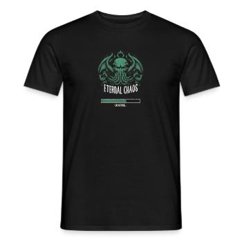 Cthulhu Chaos Loading, Cosmic Horror Cthulhu - Men's T-Shirt - black - Front - AI Model Male 178 light (178cm)