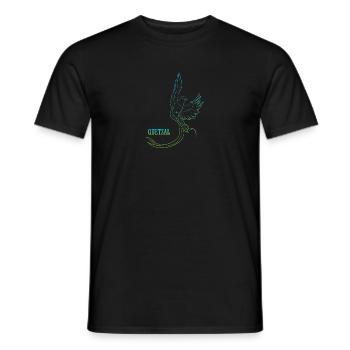 Guatemala drapeau guatémaltèque ADN I cadeau - T-shirt homme - noir - Devant - AI Model Male 178 light (178cm)