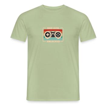 Dad Level - Männer T-Shirt - Sage - Vorne - AI Model Male 178 light (178cm)