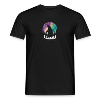 ALASKA - Voyage - T-shirt homme - noir - Devant - AI Model Male 178 light (178cm)
