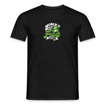 World's Best Frog Catcher - Nature - Men's T-Shirt - black - Front - AI Model Male 178 light (178cm)