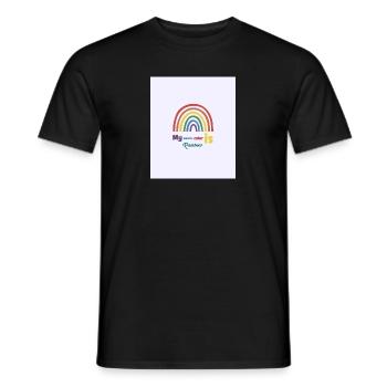 rainbow - Männer T-Shirt - Schwarz - Vorne - AI Model Male 178 light (178cm)