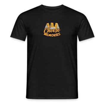 Cheese makes memories - Cheese - Men's T-Shirt - black - Front - AI Model Male 178 light (178cm)