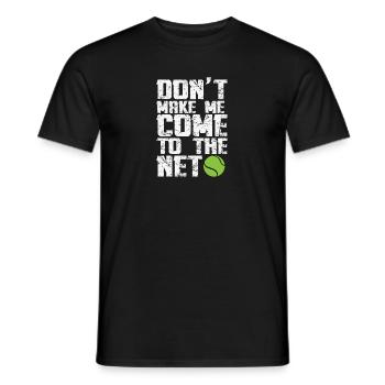 Lass mich nicht ins Netz kommen... - Männer T-Shirt - Schwarz - Vorne - AI Model Male 178 light (178cm)