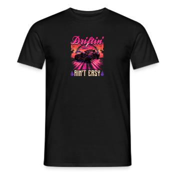 Citation Hot Rod Drift, Retro Muscle Car Womens Hot - T-shirt homme - noir - Devant - AI Model Male 178 light (178cm)