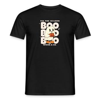 Tis The Season Spook & Co - Men's T-Shirt - black - Front - AI Model Male 178 light (178cm)