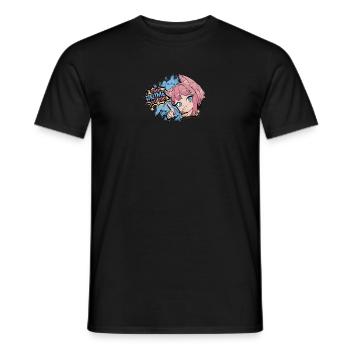 Talk anime to me - Anime - Men's T-Shirt - black - Front - AI Model Male 178 light (178cm)