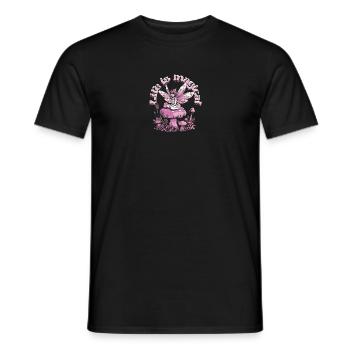 Life is magical - Magic - Men's T-Shirt - black - Front - AI Model Male 178 light (178cm)