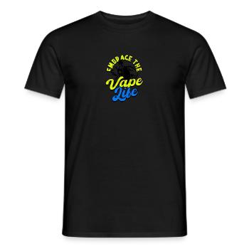Embrassez la vie de vape - Fumée - T-shirt homme - noir - Devant - AI Model Male 178 light (178cm)