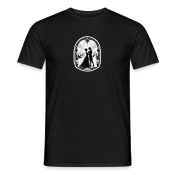 Danse de salon Orgueil et préjugés - T-shirt homme - noir - Devant - AI Model Male 178 light (178cm)