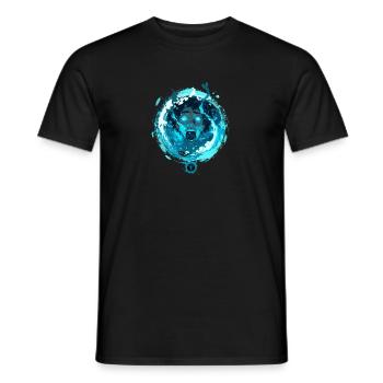 Das Rauschen des Ozeans - Männer T-Shirt - Schwarz - Vorne - AI Model Male 178 light (178cm)