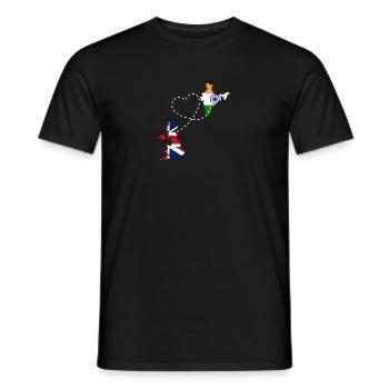 Inde Inde Hindu Pride Drapeau Pays I Cadeau - T-shirt homme - noir - Devant - AI Model Male 178 light (178cm)