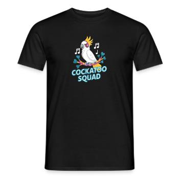 Cockatoo Squad Musikliebhaber Freunde - Männer T-Shirt - Schwarz - Vorne - AI Model Male 178 light (178cm)