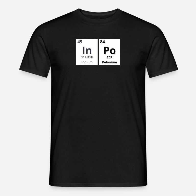 In Po - Männer T-Shirt - Schwarz