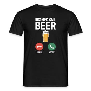 Bier Appel entrant Bière JGA Herren Männerabend - T-shirt homme - noir - Devant - AI Model Male 178 light (178cm)