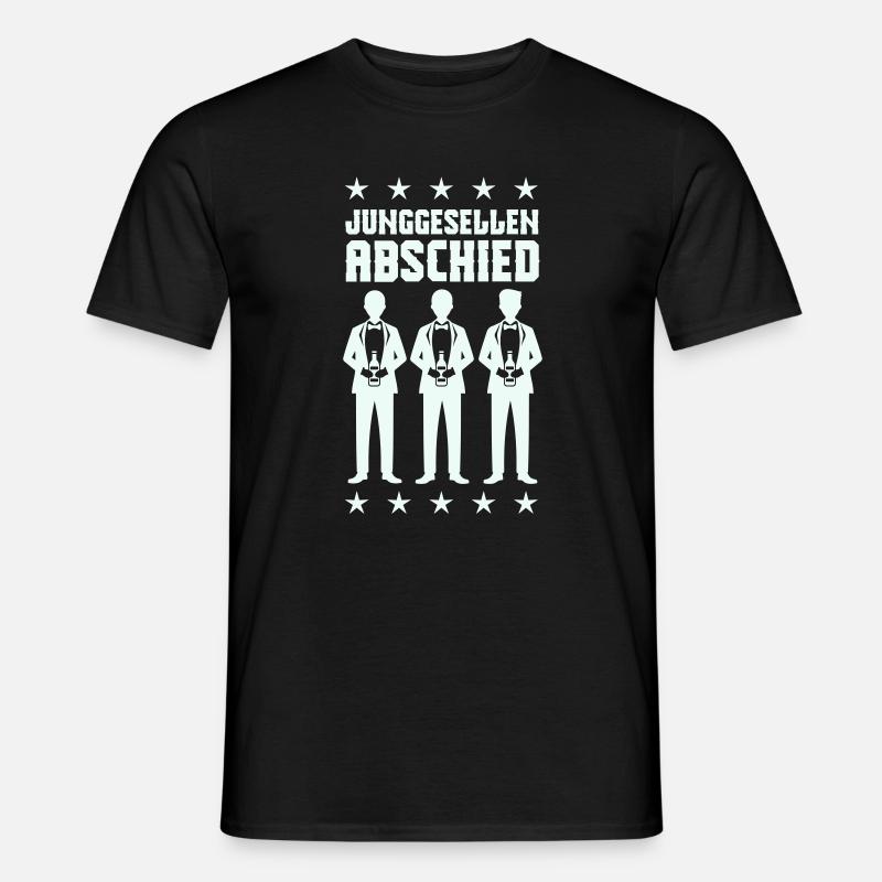 junggesellenabschied_sterne- - Männer T-Shirt - Schwarz