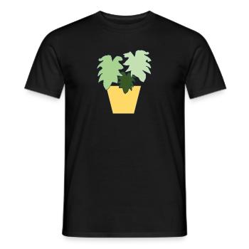 unperfekte Pflanze - Männer T-Shirt - Schwarz - Vorne - AI Model Male 178 light (178cm)