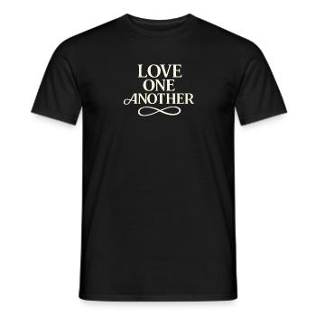 NEW -- Wear it. Share it. Inspire Someone Today. - Men's T-Shirt - black - Front - AI Model Male 178 light (178cm)
