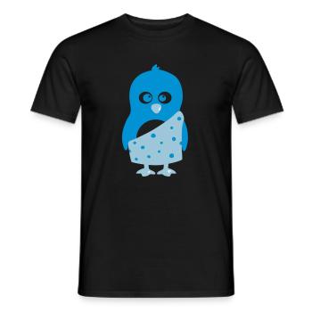 Penguin Tarzan - Men's T-Shirt - black - Front - AI Model Male 178 light (178cm)