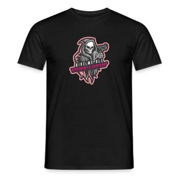 give me all your lovin - Men's T-Shirt - black - Front - AI Model Male 178 light (178cm)