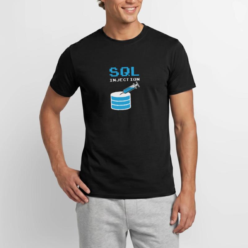 Injection SQL pour les administrateurs de base de données SQL T-shirt homme