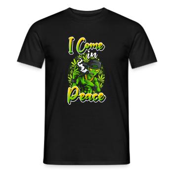 Ufo Weltall Universum - Männer T-Shirt - Schwarz - Vorne - AI Model Male 178 light (178cm)