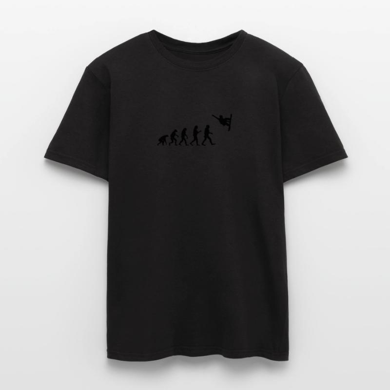 Evolution Snowboard Freeride Freeride Freestyle Beef Tombe T-shirt homme