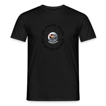 Cool Sloth - Cadeau Né pour dormir - T-shirt homme - noir - Devant - AI Model Male 178 light (178cm)