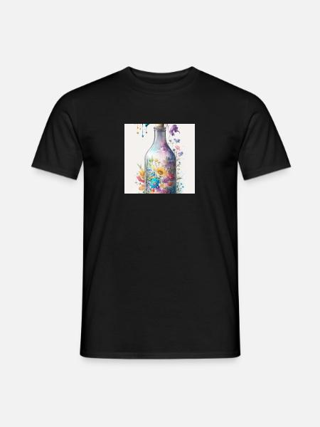 Magic Bottle - Männer T-Shirt - Schwarz