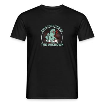Cryptozoologie Kryptoide Monster Nerd Cadeau - T-shirt homme - noir - Devant - AI Model Male 178 light (178cm)