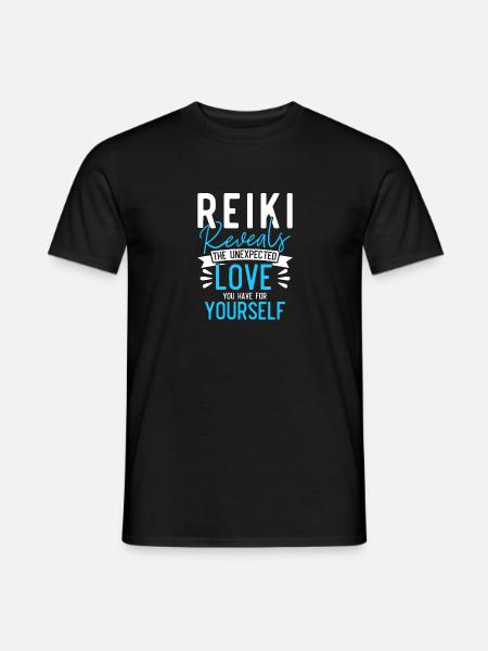 Reiki Symbool Reiki Master Reiki Kristal Gift - Heren T-shirt - zwart