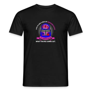 Sammelkarte Spielkarte Kartenspiel Geschenk - Männer T-Shirt - Schwarz - Vorne - AI Model Male 178 light (178cm)