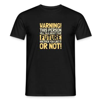 Mystisch Wahrsagerin Kristallkugel Geschenk - Männer T-Shirt - Schwarz - Vorne - AI Model Male 178 light (178cm)