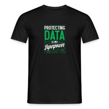 Network Security Specialist Gift - Men's T-Shirt - black - Front - AI Model Male 178 light (178cm)