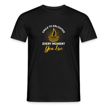 Diwali Hindus Sikh Fest der Lichter Geschenk - Männer T-Shirt - Schwarz - Vorne - AI Model Male 178 light (178cm)
