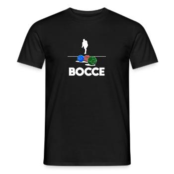 Bocce Bocci Colorful Balls Player I Gift - Men's T-Shirt - black - Front - AI Model Male 178 light (178cm)