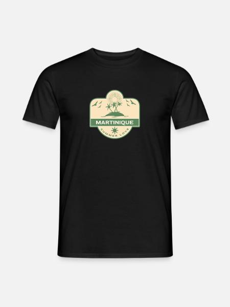 Martinique Caribbea Summer Love - Men's T-Shirt - black