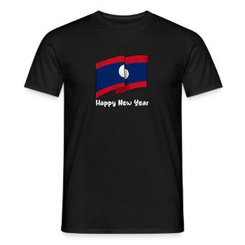 Laos Laote Laoten Neujahr I Geschenk - Männer T-Shirt - Schwarz - Vorne - AI Model Male 178 light (178cm)