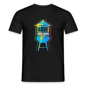 Supportive Routines of Planting Say - Men's T-Shirt - black - Front - AI Model Male 178 light (178cm)