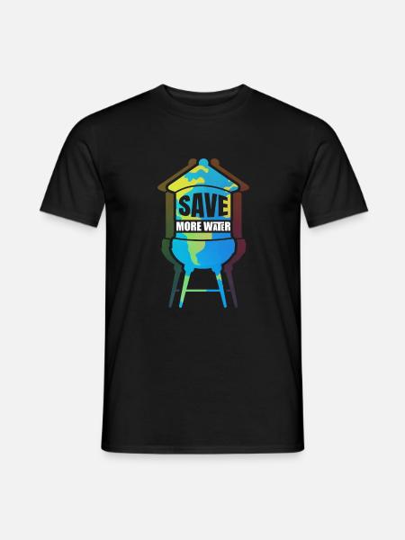 Routine di supporto di piantare dire - T-shirt uomo - nero