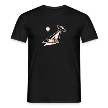 GATTOUSS OVNI - T-shirt homme - noir - Devant - AI Model Male 178 light (178cm)