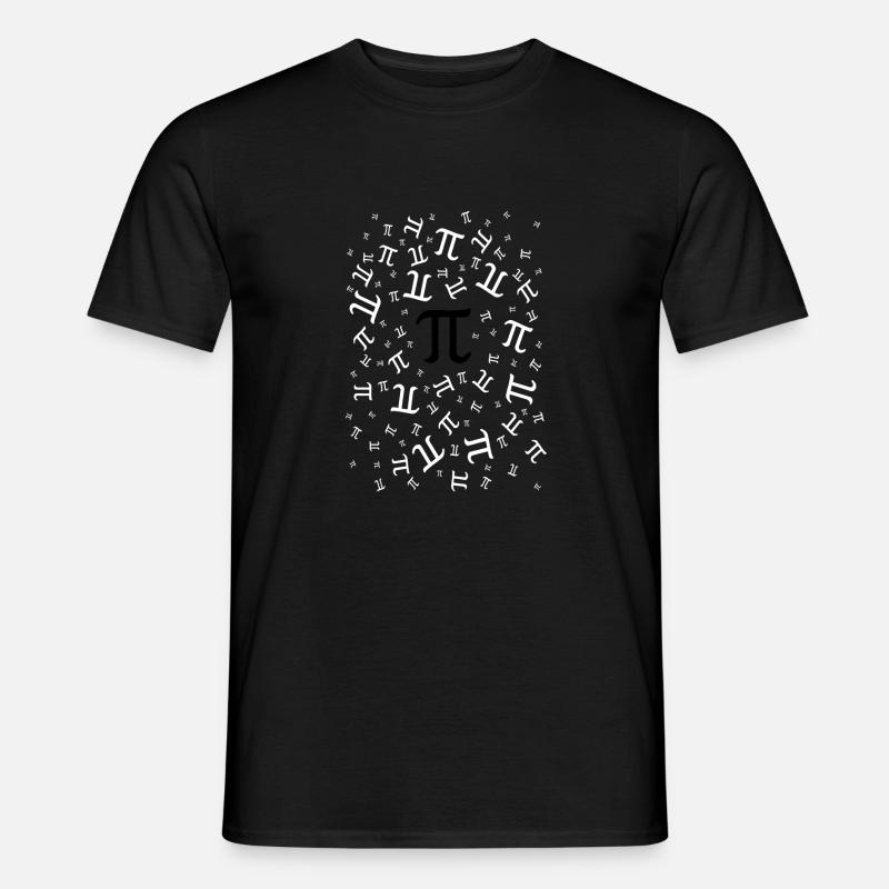 Pi. - Männer T-Shirt - Schwarz