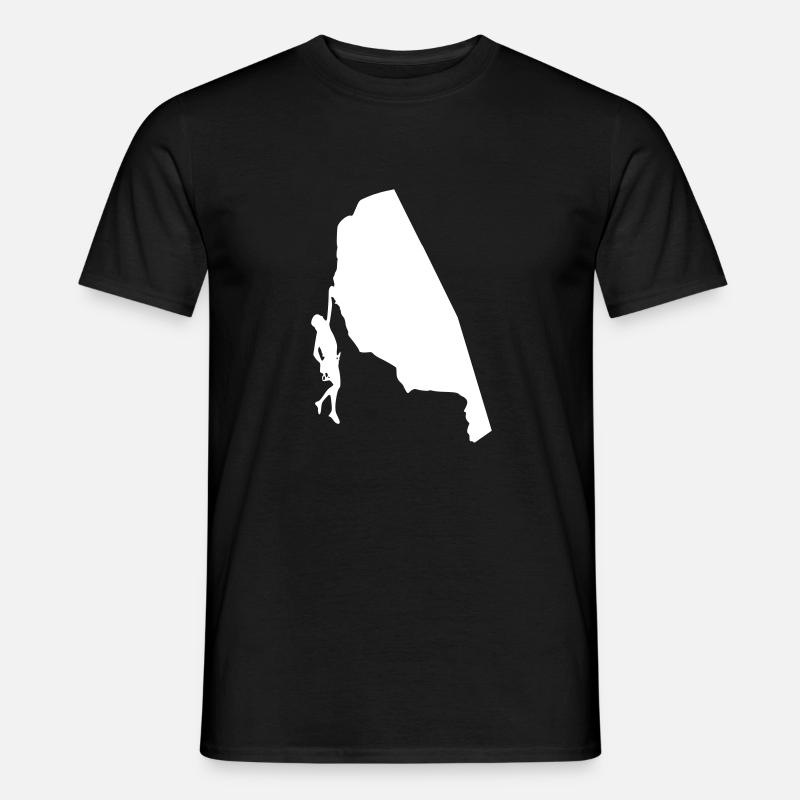 klettern cliffhanger - Männer T-Shirt - Schwarz