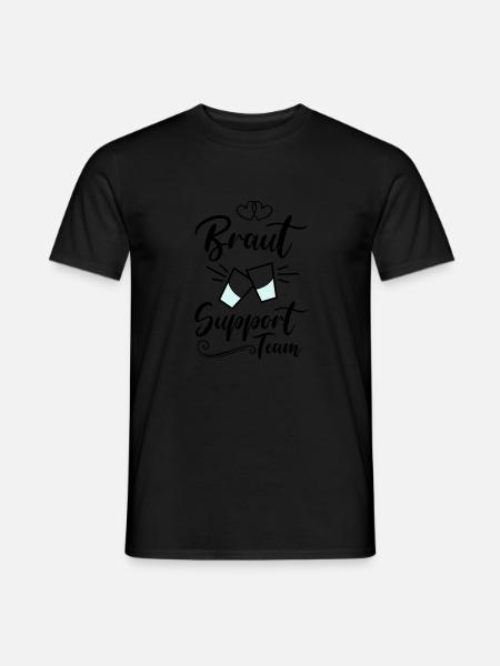 braut support team kurze - Männer T-Shirt - Schwarz