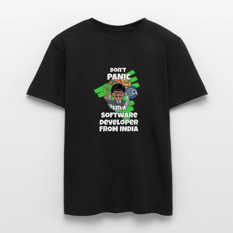India Indian Developer Software Code I Gift Men's T-Shirt