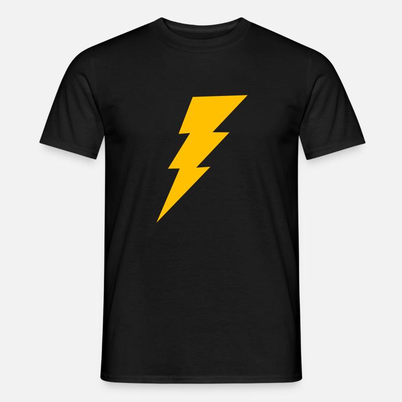 Blitz - Männer T-Shirt - Schwarz