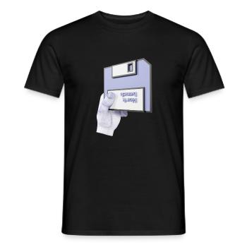 work bench 3D - Männer T-Shirt - Schwarz - Vorne - AI Model Male 178 light (178cm)