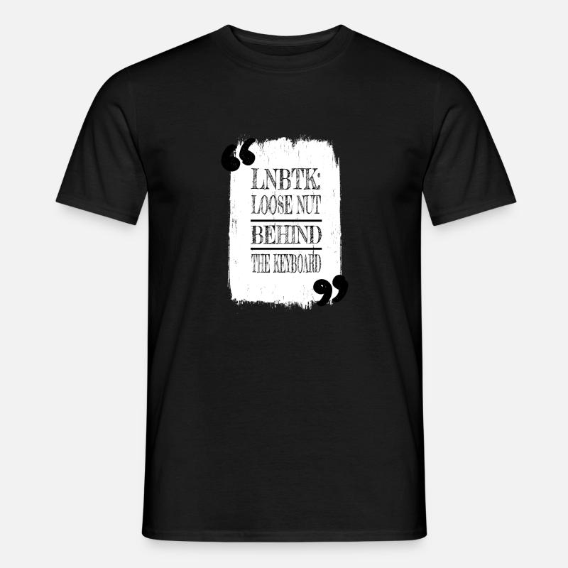 birthday present jokes equestrian anonymous hacker - Men’s T-shirt - black