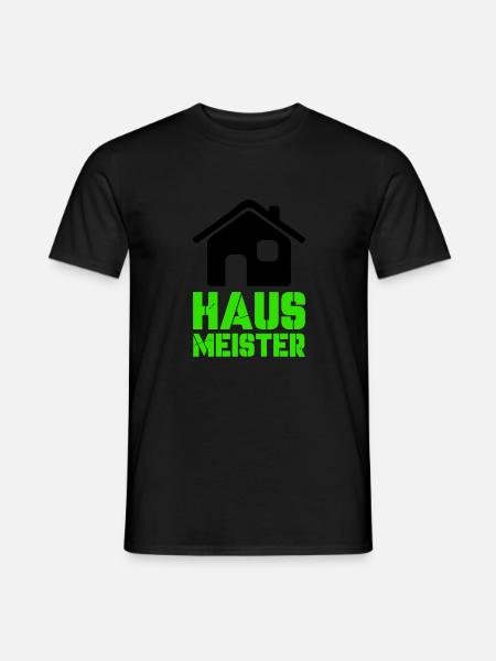 hausmeister 1 - Männer T-Shirt - Schwarz